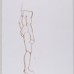 Untitled (Standing Pose) from Iggy Pop Life Class by Jeremy Deller