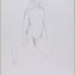 Untitled (Standing Pose with Detail of Hand) from Iggy Pop Life Class by Jeremy Deller