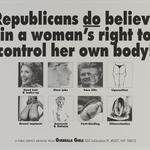 Republicans Do Believe in a Womans Right to Control Her Body