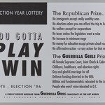 Election Year Lottery.  You Gotta Play to Win