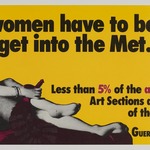 Do Women Have to Be Naked to Get Into the Met. Museum?