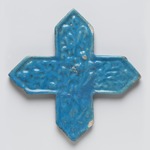Cross Shaped Tile in Relief