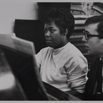 Sarah Vaughan and Bob James, recording studio, N.Y.C.