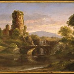 Ruined Castle and River