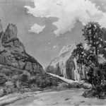 The West Wall, Zion Canyon