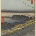 Nihon Embankment, Yoshiwara, No. 100 from One Hundred Famous Views of Edo
