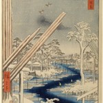 Fukagawa Lumberyards, No. 106 from One Hundred Famous Views of Edo