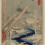 Fukagawa Lumberyards, No. 106 from One Hundred Famous Views of Edo