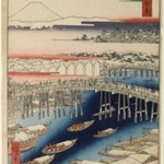 Nihonbashi, Clearing After Snow, No. 1 in One Hundred Famous Views of Edo