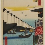 Yoroi Ferry, Koami-cho (Yoroi no Watashi Koami-cho), No. 46 from One Hundred Famous Views of Edo