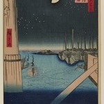 Tsukudajima From Eitai Bridge, No. 4 in One Hundred Famous Views of Edo