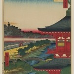 Zojoji Pagoda and Akabane, No. 53 from One Hundred Famous Views of Edo