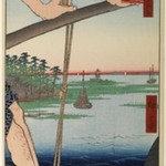 Haneda Ferry and Benten Shrine (Haneda no Watashi Benten), No. 72 from One Hundred Famous Views of Edo