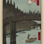 Bamboo Yards, Kyobashi Bridge, No. 76 from One Hundred Famous Views of Edo