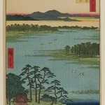 Benten Shrine, Inokashira Pond, No. 87 from One Hundred Famous Views of Edo
