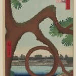 Moon Pine, Ueno, No. 89 from One Hundred Famous Views of Edo