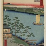 Niijuku Ferry, No. 93 from One Hundred Famous Views of Edo