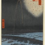Fireworks at Ryogoku (Ryogoku Hanabi), No. 98 from One Hundred Famous Views of Edo