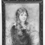 Portrait of Girl with Long Hair