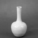 Miniature Bottle Shaped Vase with a Low Foot Rim