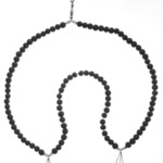 Bridal Necklace with Crescent Pendants (Rosary)