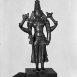 Small Standing Four Armed Figure of Vishnu