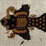 Textile Fragment Mounted on Modern Fabric, undetermined, or Mantle, Field, Fragment, Mounted on Modern Fabric