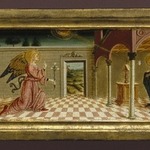 Predella with Annunciation and Scenes from the Lives of Four Saints