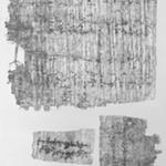 Papyrus Fragment Inscribed in Greek