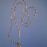 Gold Necklace with Two Bells