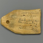 Tag for Mummy of a Stonecutter, with Text in Greek and Demotic
