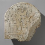 Amunhotep I and Ahmose-Nofretary before Osiris