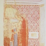 Interior with Pink Wallpaper I (Intérieur aux tentures roses I)