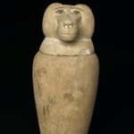 Canopic Jar with Baboon-Headed Cover