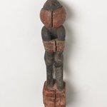 Handle of a Fly Whisk (?) in the Form of Bound Nubian