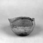 Bowl with Long-Beaked Bird Relief