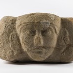 Relief Carving of a Human Face