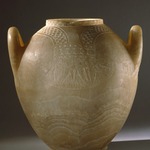 Jar with Floral Collar in Relief