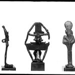 Small Statuette of Osiris with Ring for Suspension at Base and Top