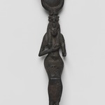 Small Statue of the Goddess Isis Nursing the Child Horus