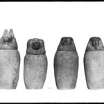 Canopic Jar and Lid (Depicting a Hawk)