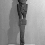Wooden Figure Holding Cup