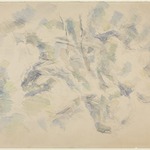 Study of Trees and Rocks; Study of Trees (verso)