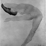 Nude Dancer Facing Left