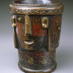 Qero Cup in Shape of Human Head