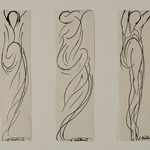 Dancer -- Five Line Drawings