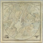 Sidneys Map Twelve Miles Around New York