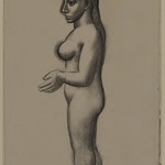 Nude Standing in Profile (Nu debout en profil)