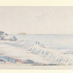 Snowy Morning at Susaki from the Letter-Sheet Set