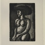 Femme nue, vers la gauche, Illustration for Réincarnations du Père Ubu